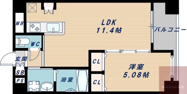 ノルデンハイム江坂の物件間取画像